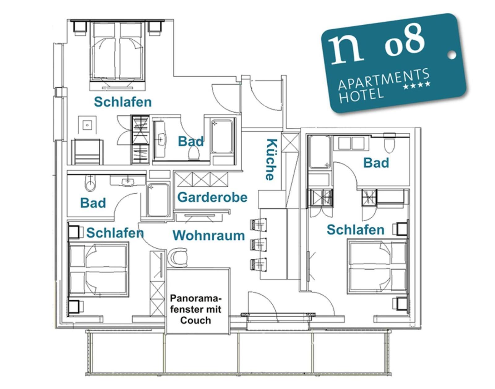 N Apartments Hotel 쇼페나우 객실 사진